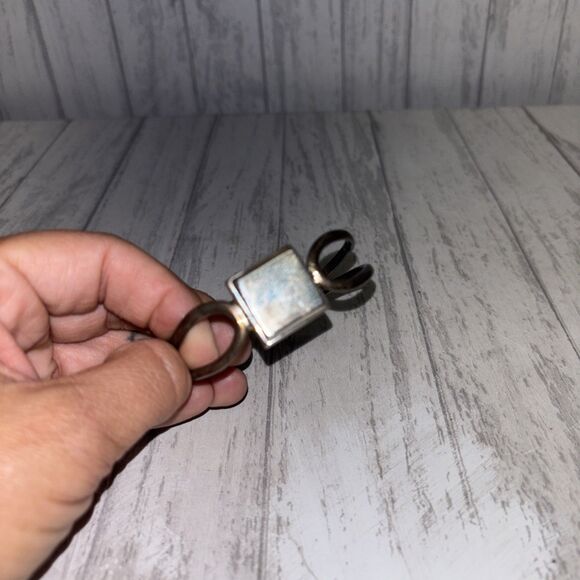 Vintage Sterling Silver Bangle Bracelet - Picture 1 of 6